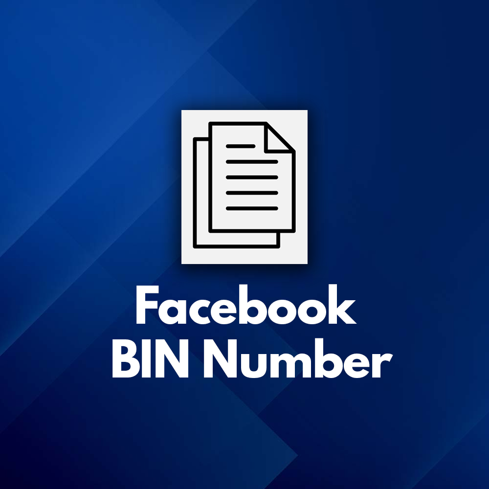 Facebook BIN Number